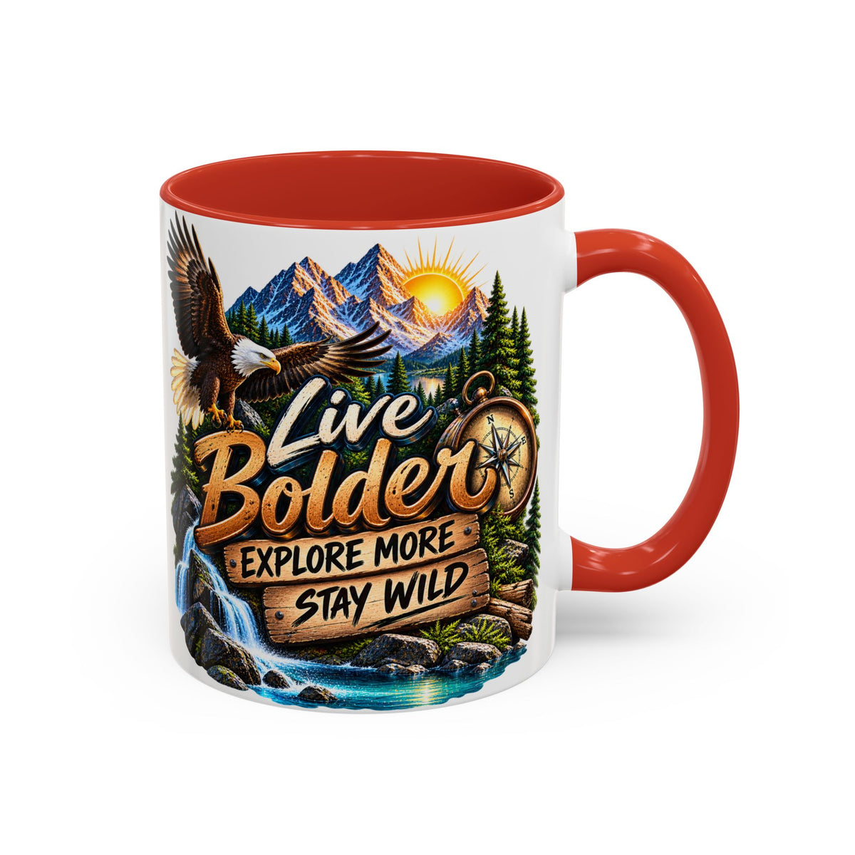 Live Bolder Explore More Stay Wild Coffee Mug
