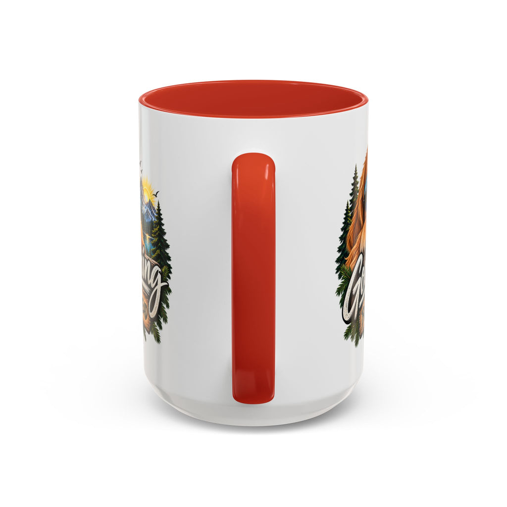 Good Morning Dog Coffee Mug — 'Good Morning, Better Days Ahead' Accent Mug