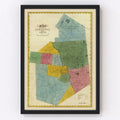 Vintage Map of Lewis County, New York 1829