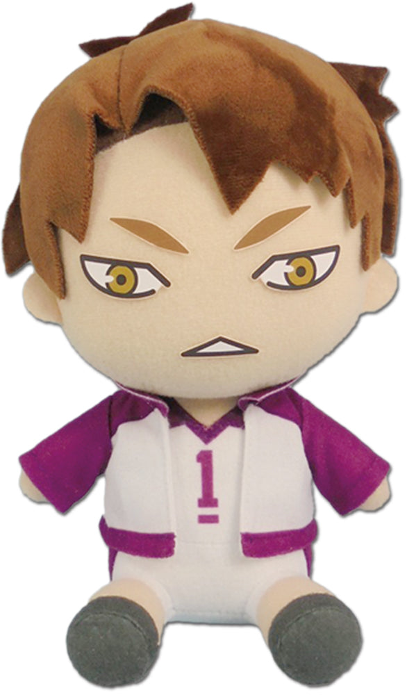 Haikyu!! Wakatoshi Ushijima Sitting Pose Plush 7 Inch - Official Collectible