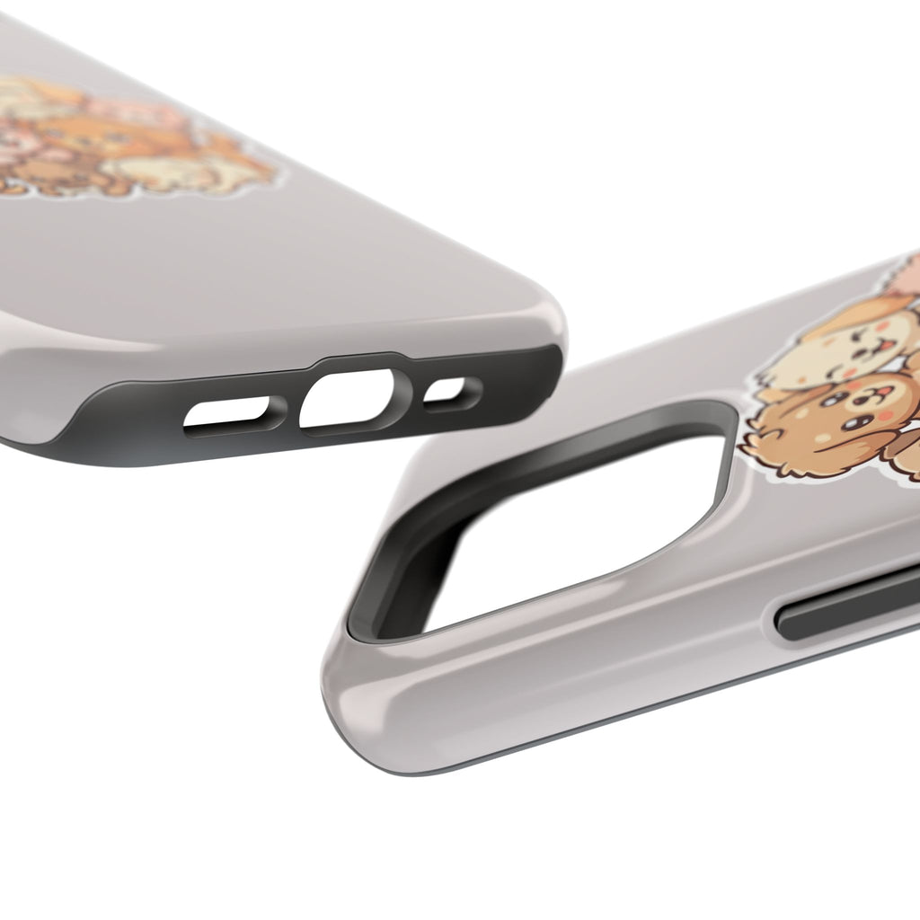 Cute Puppy Pile Magnetic Impact-Resistant Phone Case
