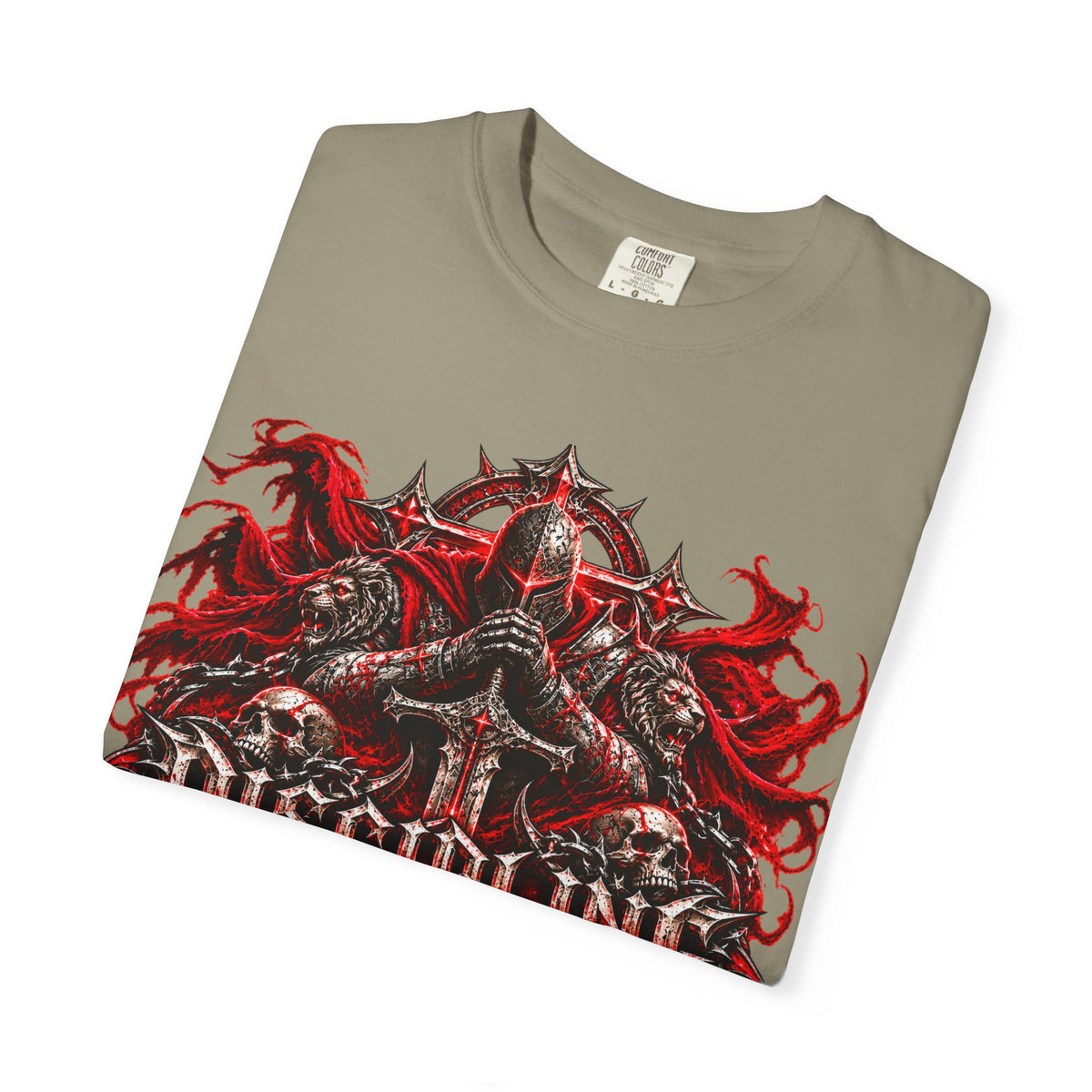 Discipline Metal Tee — Gothic Sword Graphic T-Shirt