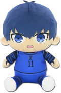 Blue Lock Isagi Yoichi Team Z Uniform Sitting Pose Plush 12 inch