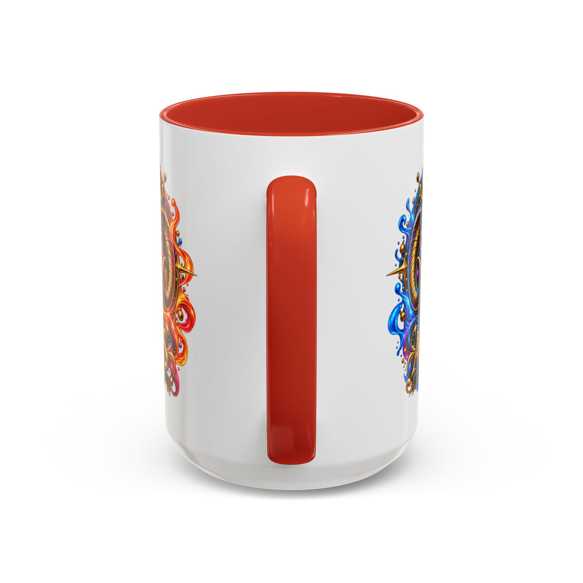 Aries Zodiac Coffee Mug — Colorful Ram Astrology Accent Mug (11/15oz)