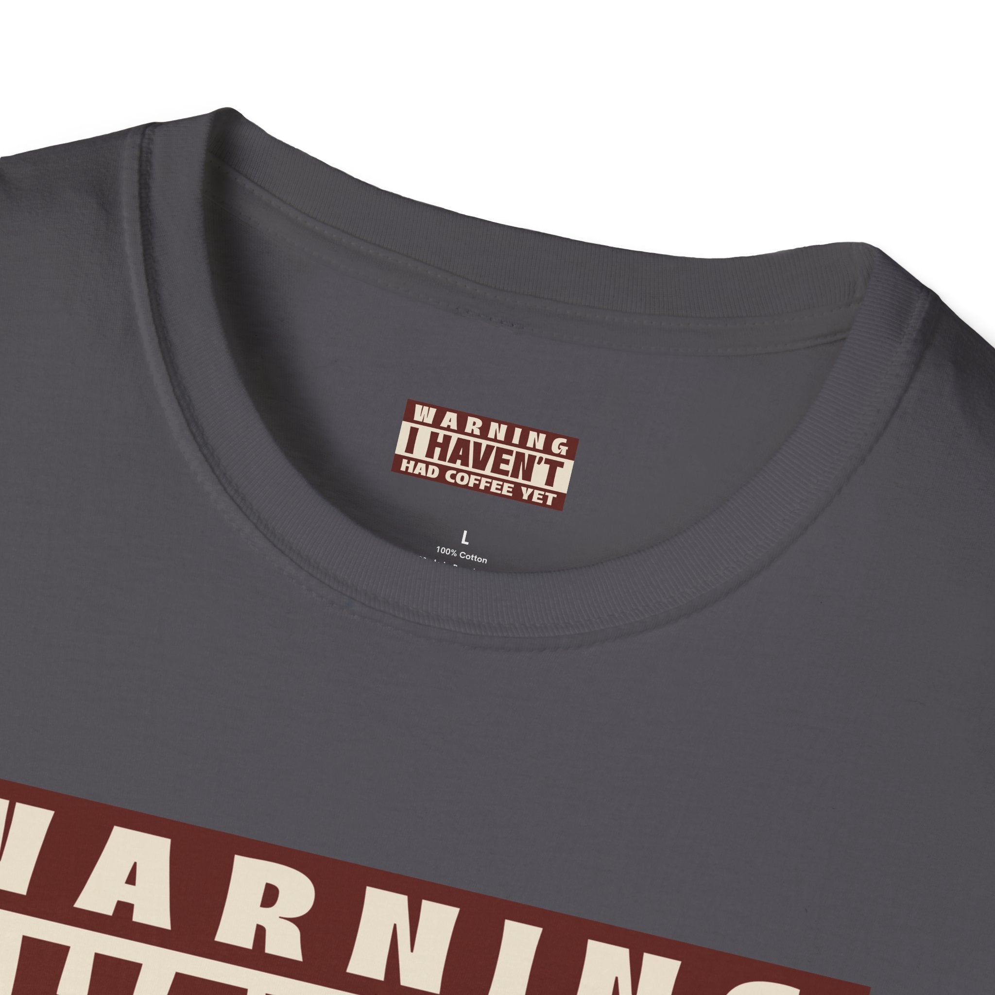 Funny Coffee Warning T-Shirt, Gift for Coffee Lovers, Casual Wear