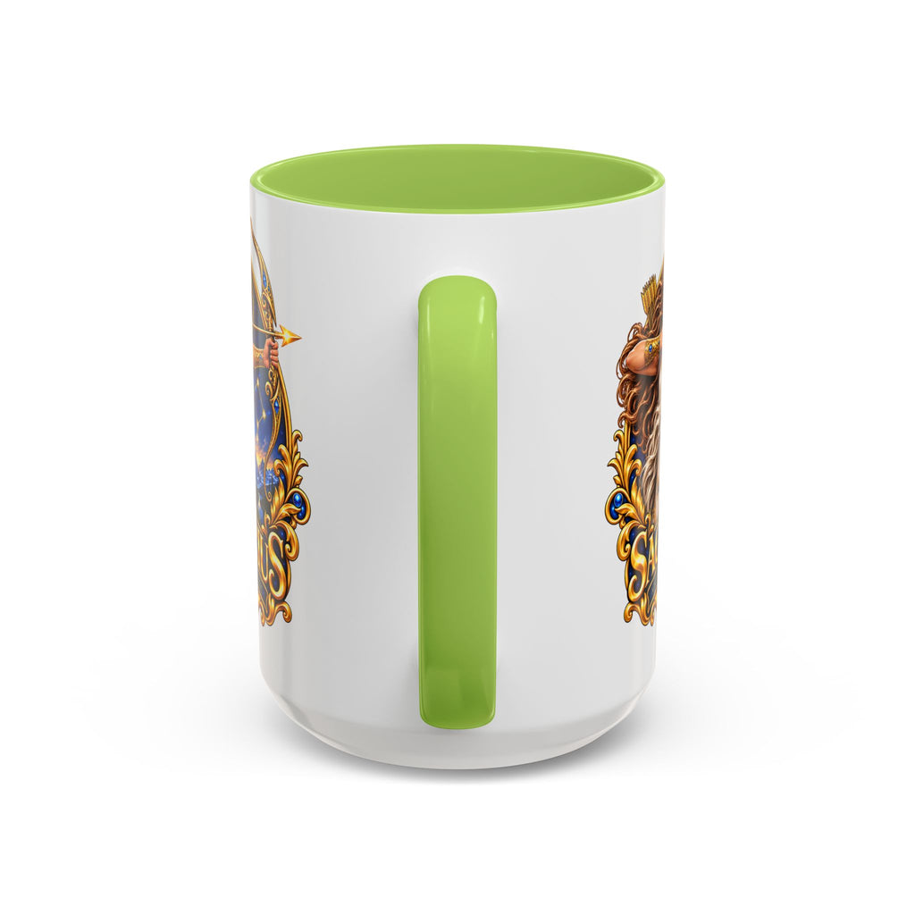 Sagittarius Accent Coffee Mug — Zodiac Archer Design (11/15oz)