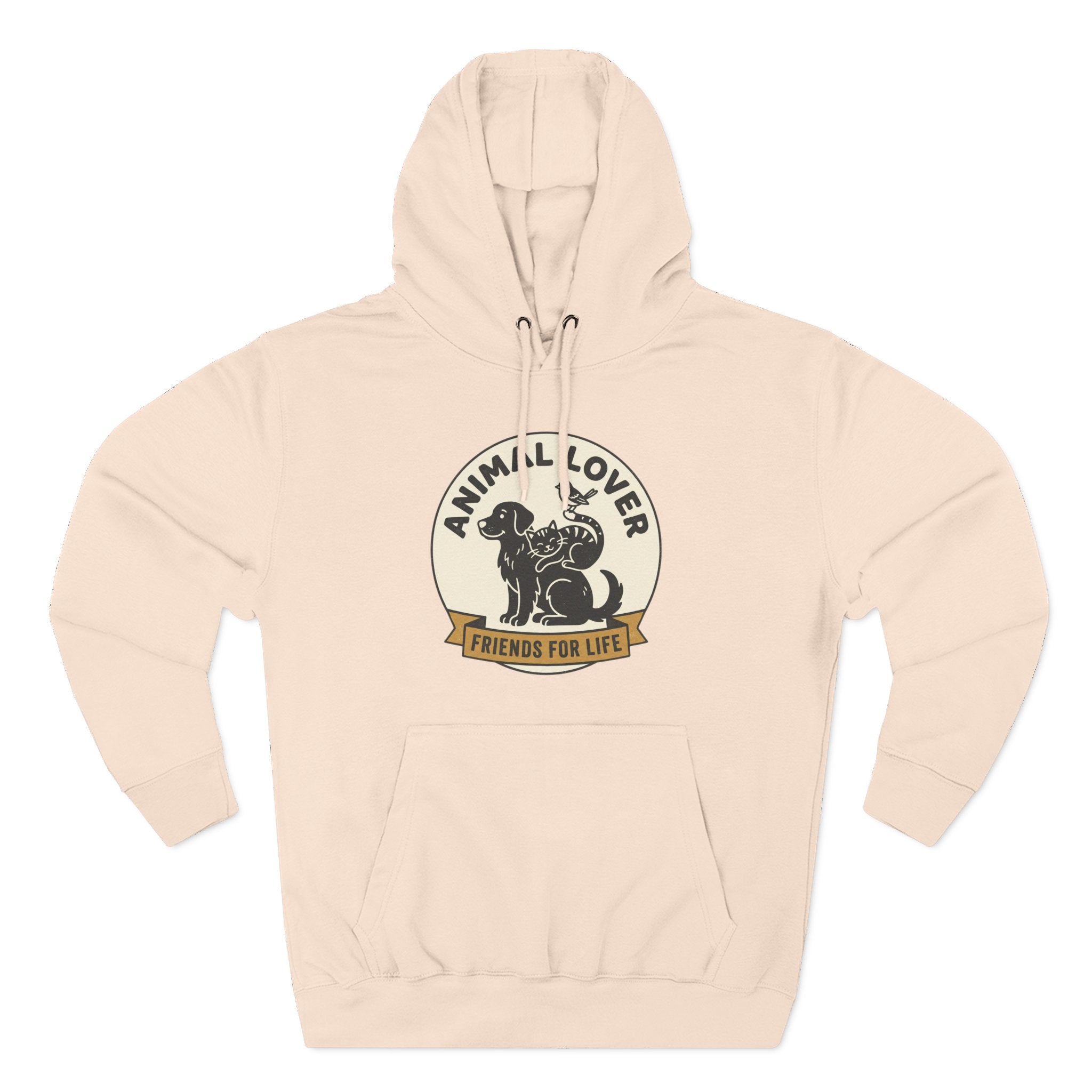 Animal Lover Hoodie – Friends For Life Graphic Pullover