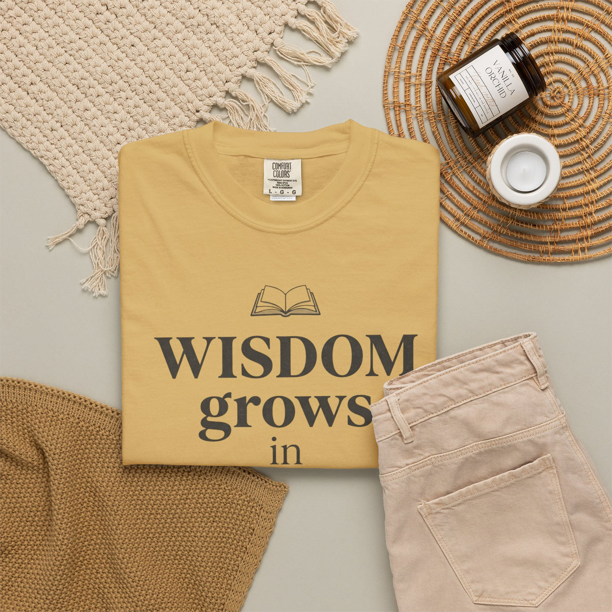 Wisdom Grows in Stillness T-Shirt
