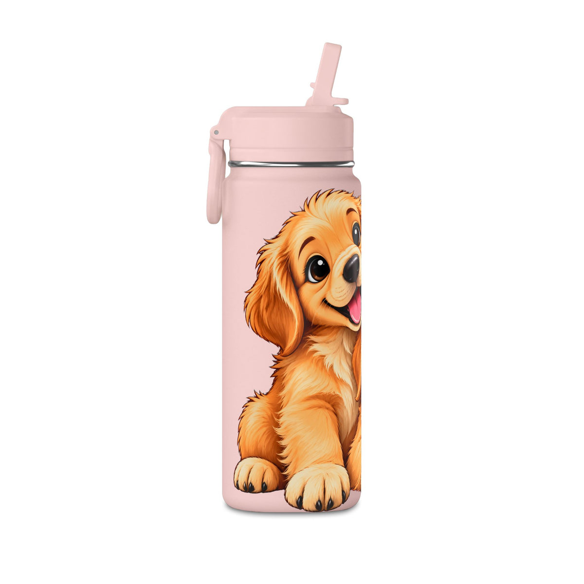 Golden Retriever Puppies Mini Water Bottle