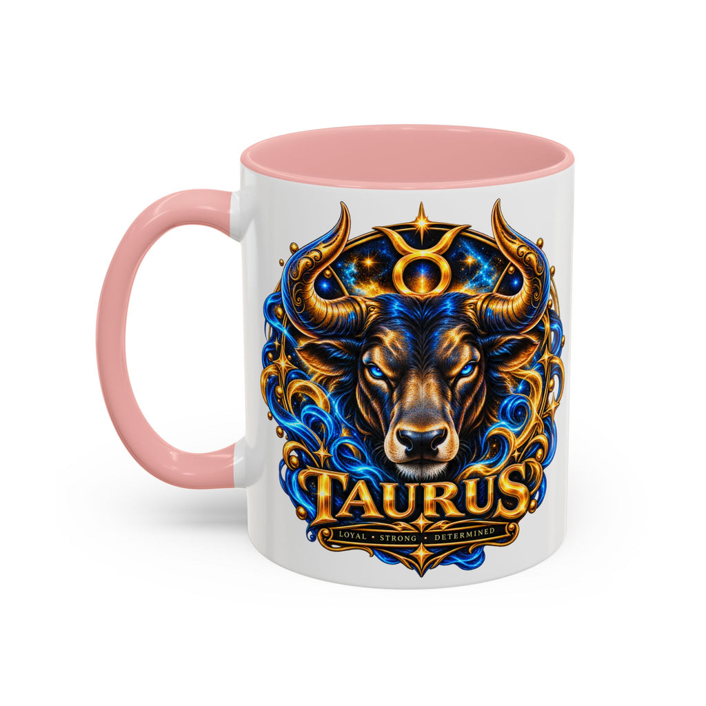 Taurus Coffee Mug — Zodiac Bull Accent Mug (11/15oz)