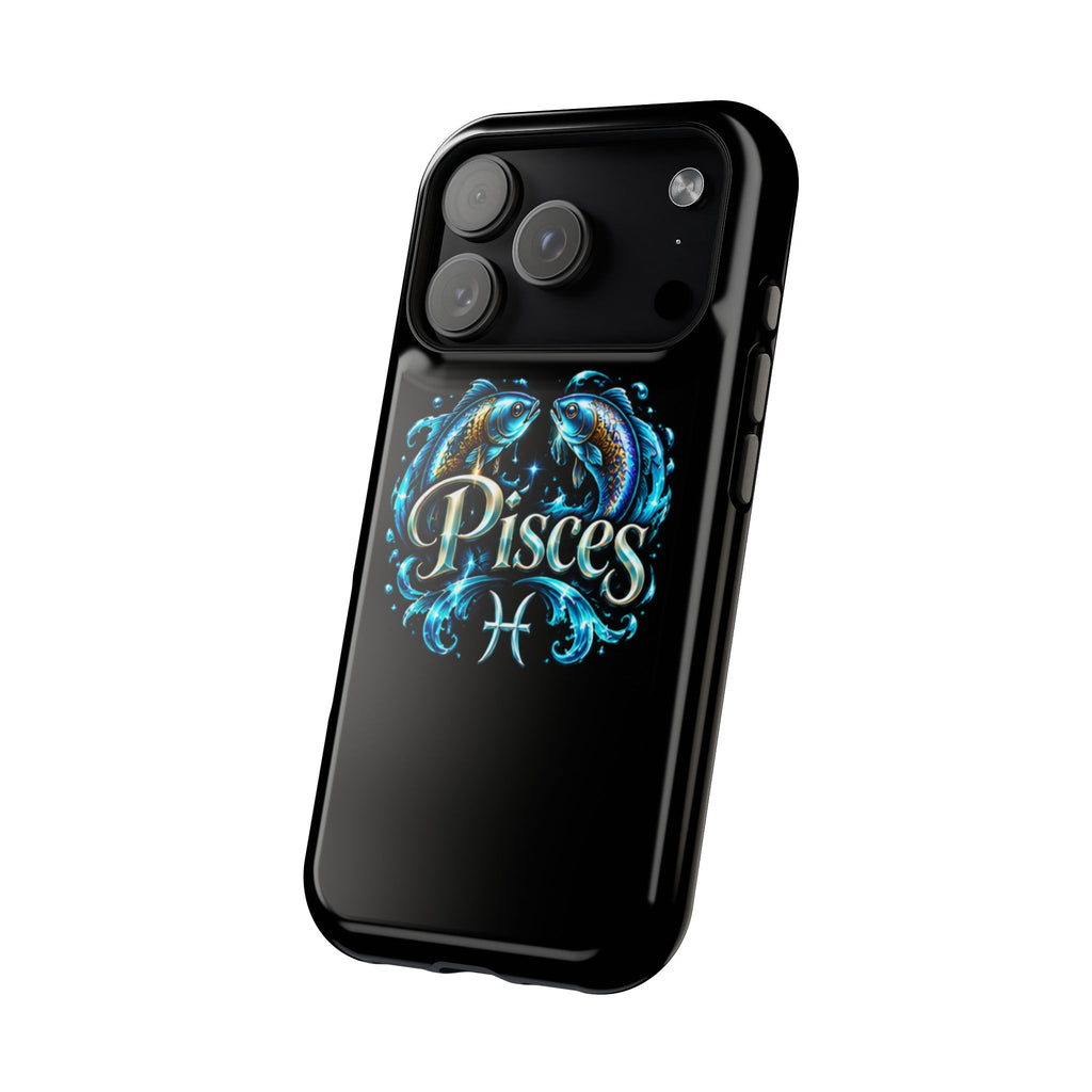 Pisces Magnetic Impact-Resistant Phone Case — Zodiac Fish Astrology Design