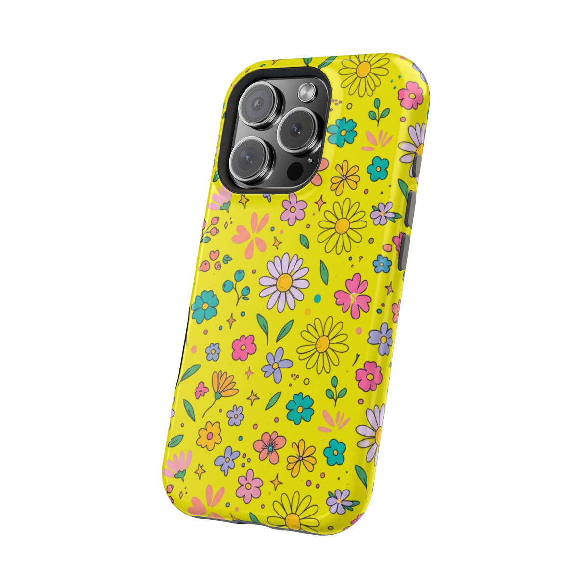 Floral Ditsy Phone Case — Magnetic Impact-Resistant Protective Cover