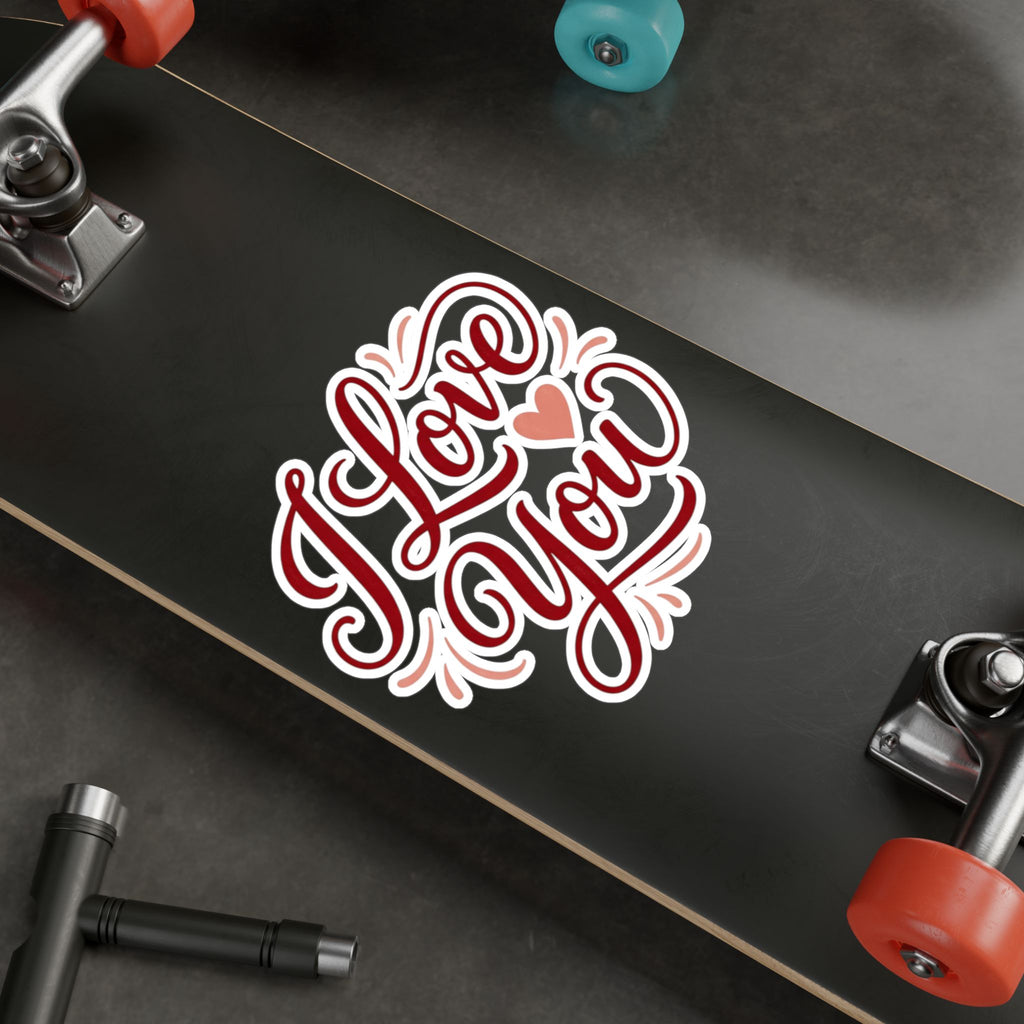 I Love You Vinyl Decal