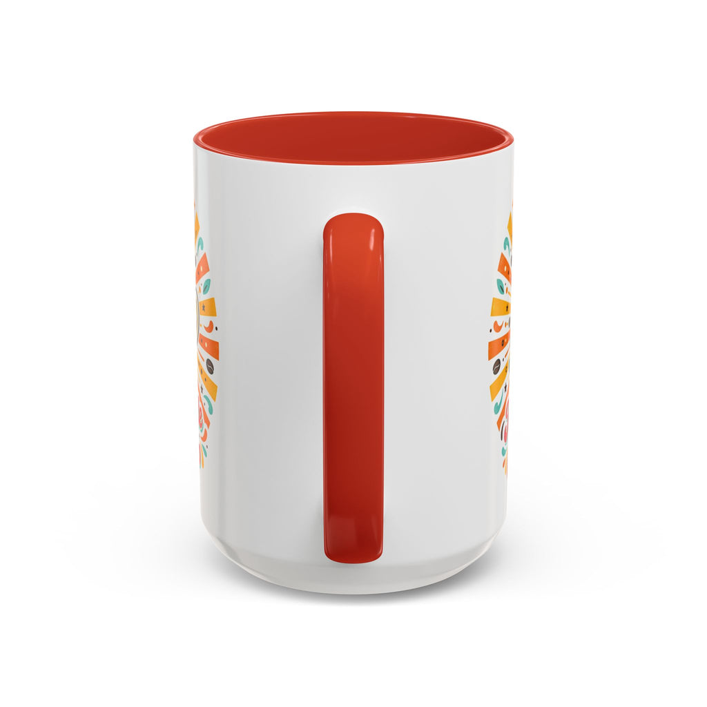 My Favorite Coffee Cup Accent Mug — Colorful Ceramic Coffee Mug (11/15oz)