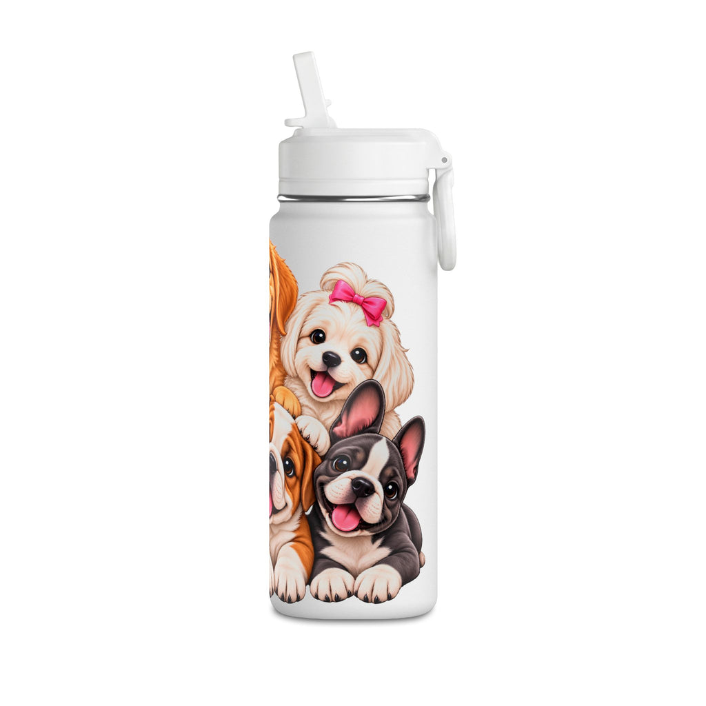 Dog Lover Water Bottle – 20oz Puppy Pack Design