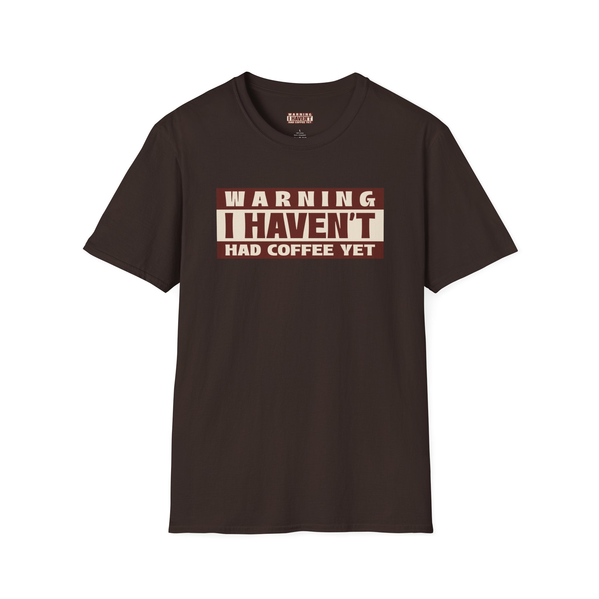 Funny Coffee Warning T-Shirt, Gift for Coffee Lovers, Casual Wear