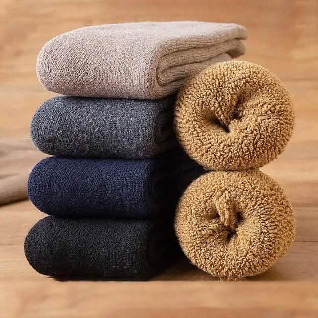5-Pack: Winter Warm Socks Gift Warm Wool Socks