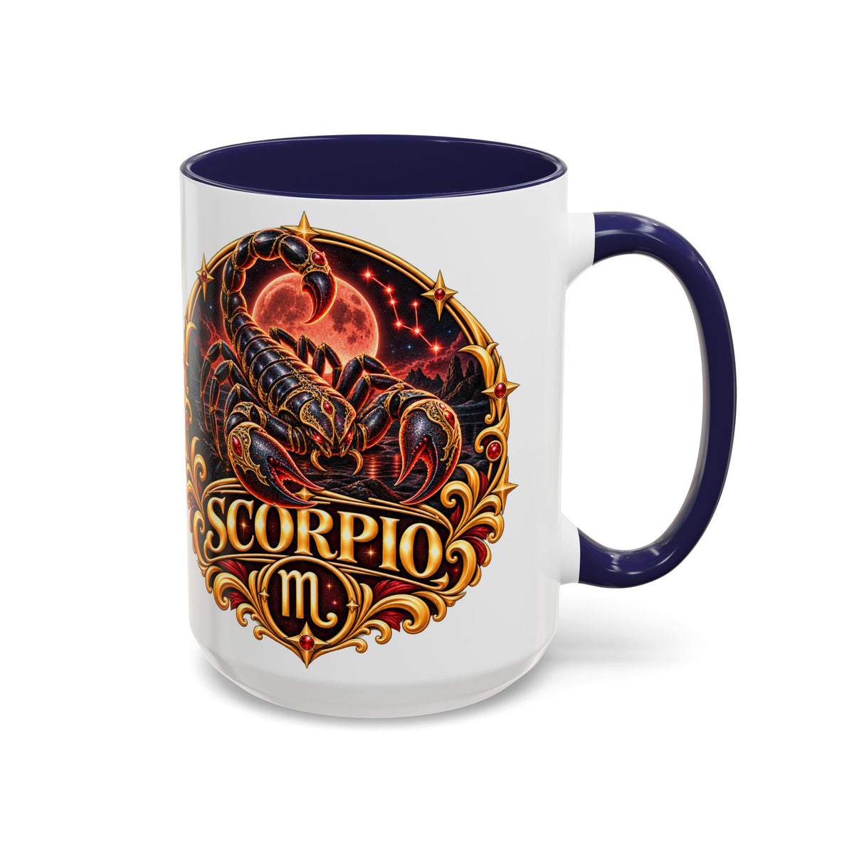 Scorpio Zodiac Coffee Mug — Bold Scorpion Astrology Design (11/15oz)