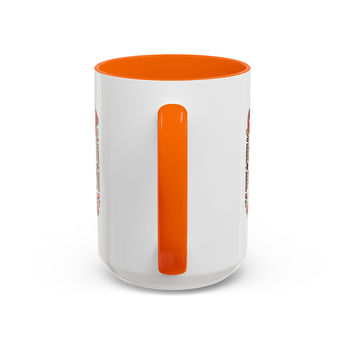 Coffee Addict Accent Mug — "Coffee Power" Retro Coffee Lover Gift (11oz/15oz)