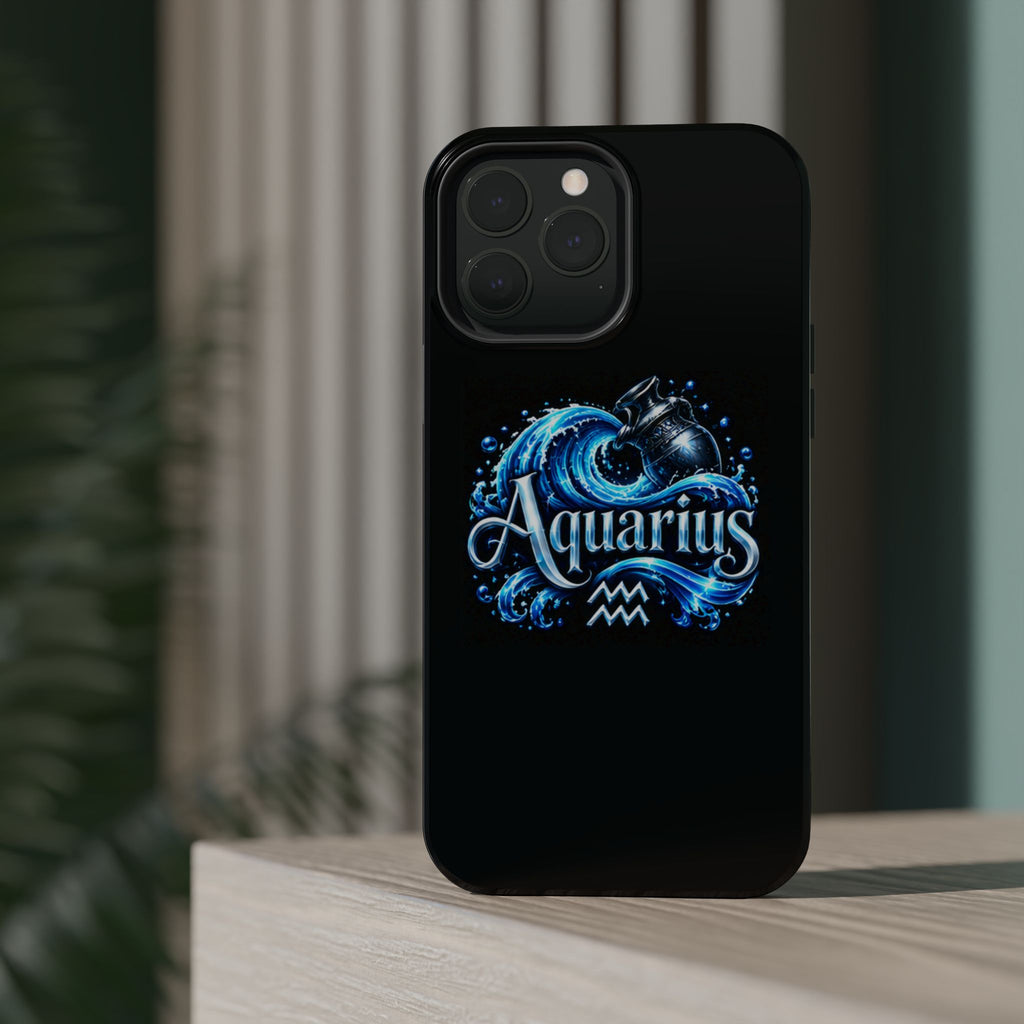 Aquarius Zodiac Magnetic Impact-Resistant Phone Case