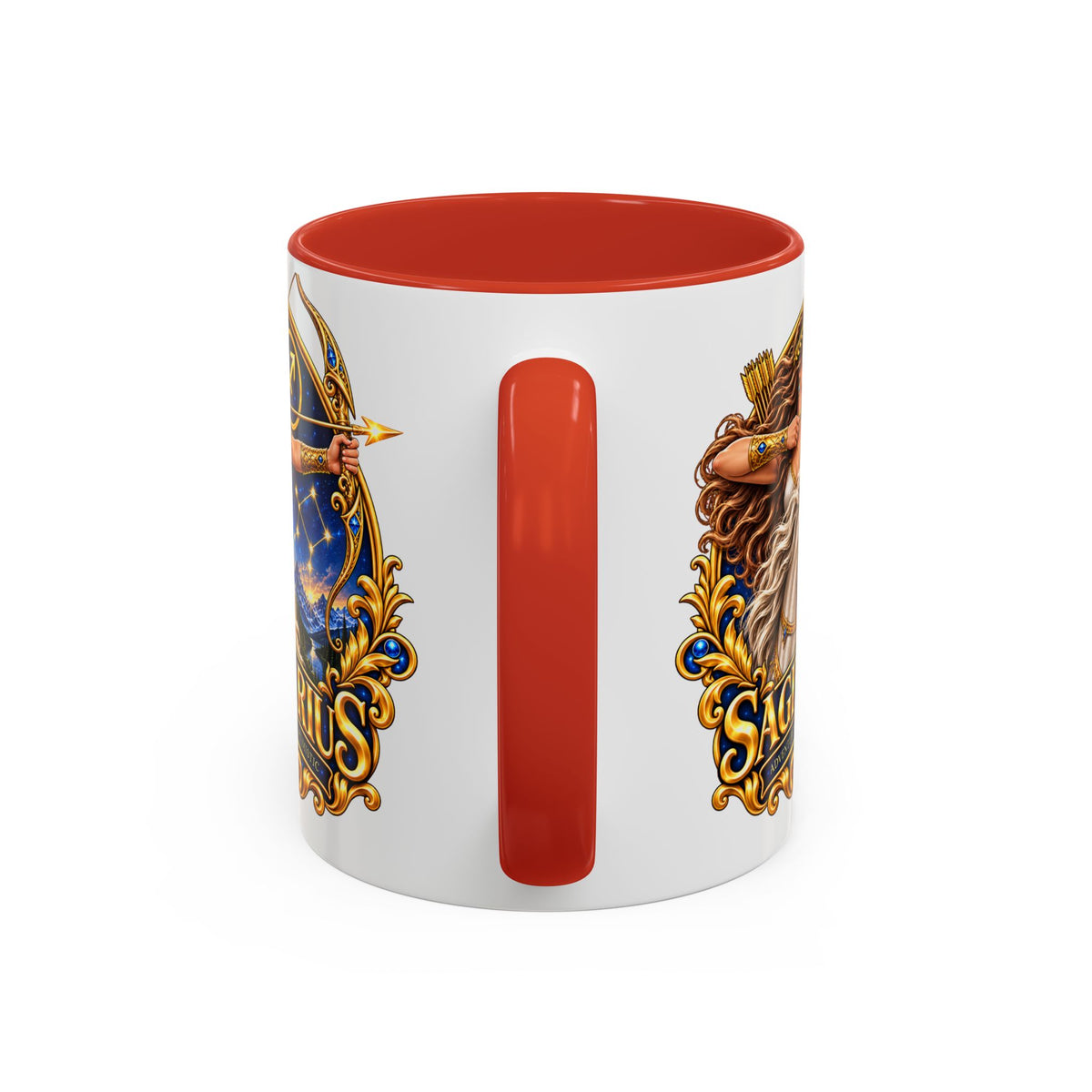Sagittarius Accent Coffee Mug — Zodiac Archer Design (11/15oz)