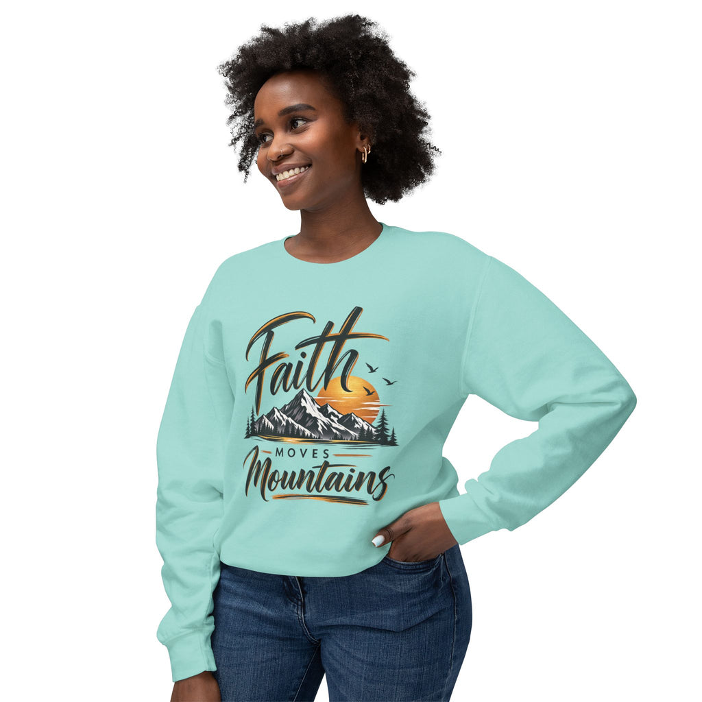 Faith Moves Mountains Crewneck Sweatshirt