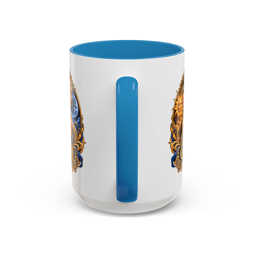 Gemini Zodiac Coffee Mug — Gemini Sign Astrology Accent Mug (11/15oz)
