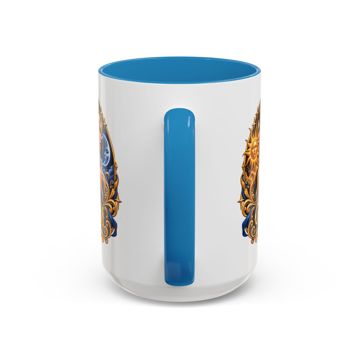 Gemini Zodiac Coffee Mug — Gemini Sign Astrology Accent Mug (11/15oz)