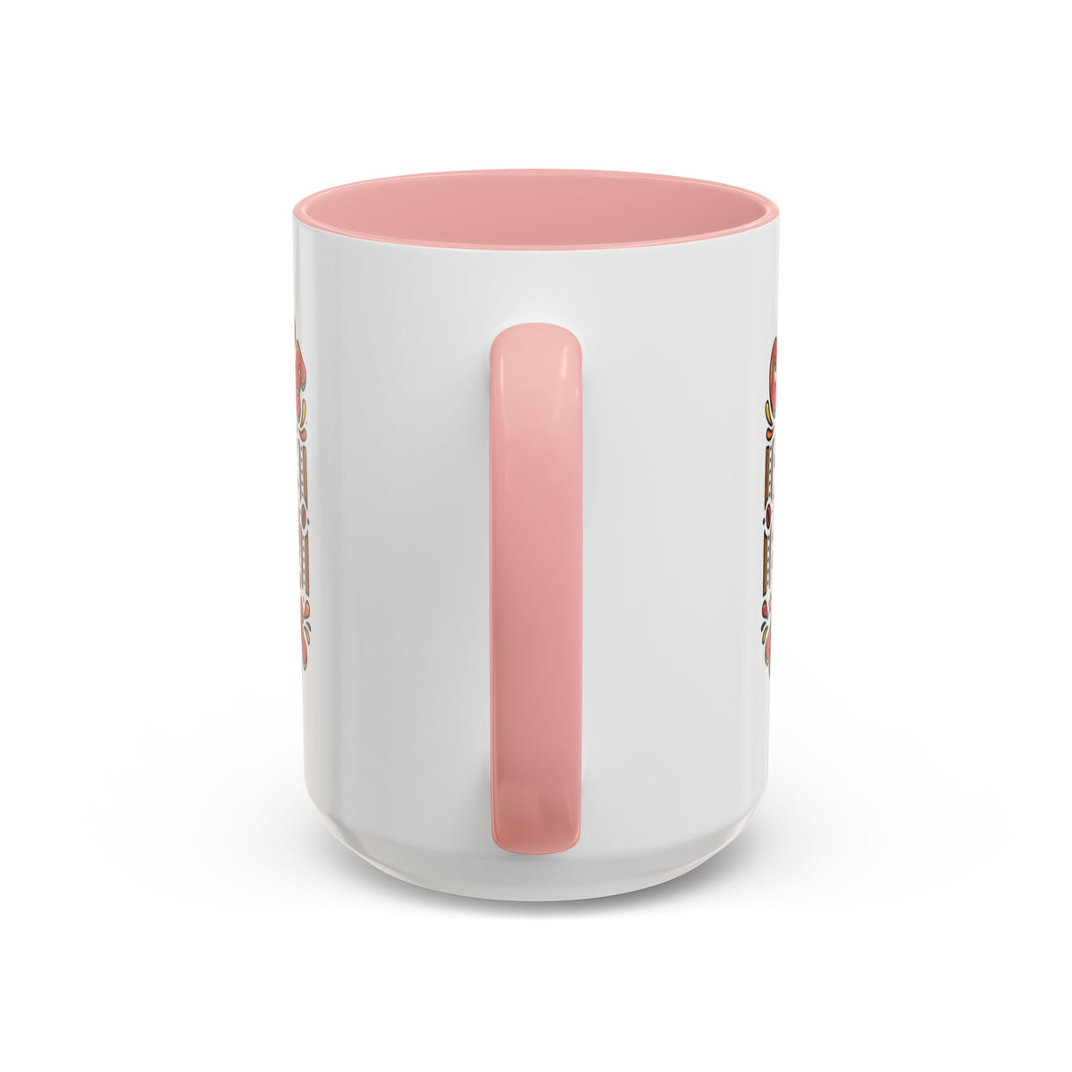 Coffee Addict Accent Mug — "Coffee Power" Retro Coffee Lover Gift (11oz/15oz)