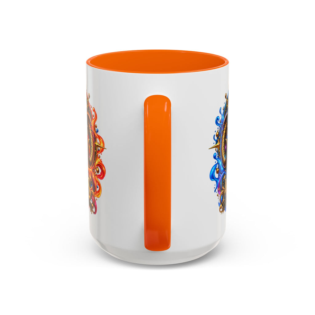 Aries Zodiac Coffee Mug — Colorful Ram Astrology Accent Mug (11/15oz)