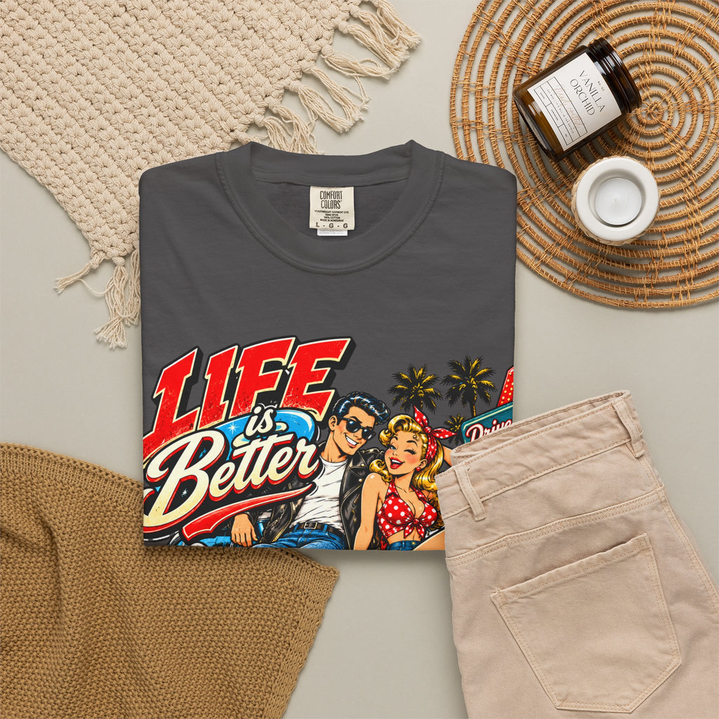 Life Is Better Drive-In Vintage T-Shirt