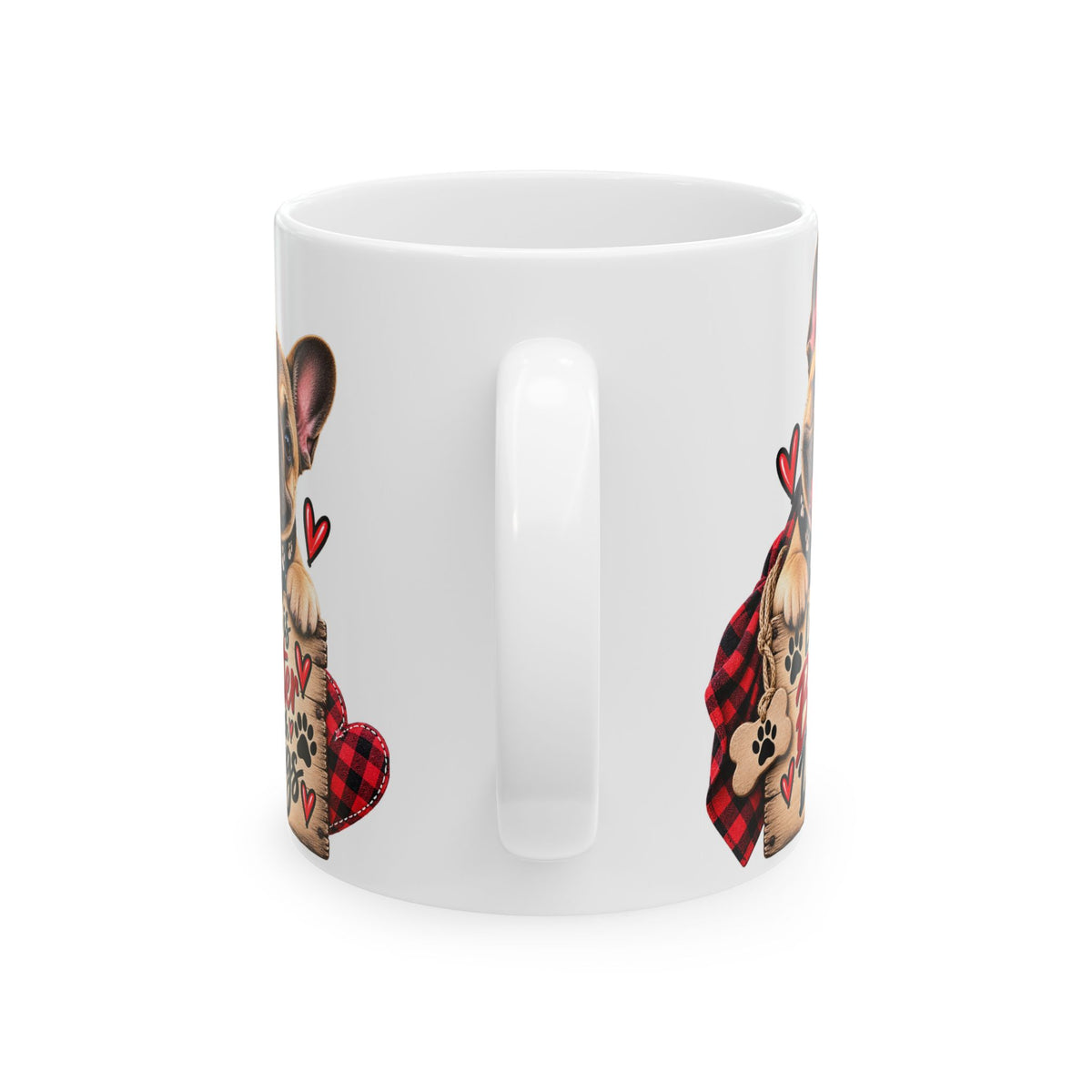 Valentine Puppy Heart Ceramic Mug (11oz & 15oz)