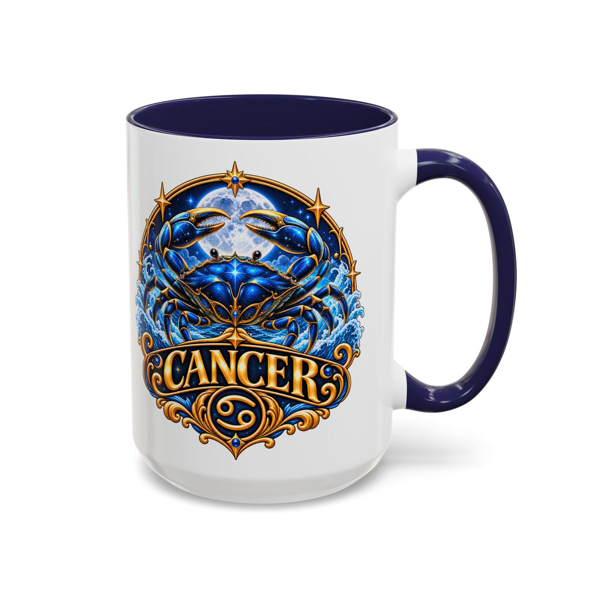 Cancer Zodiac Coffee Mug — Astrology Crab Horoscope Gift (11/15 oz)