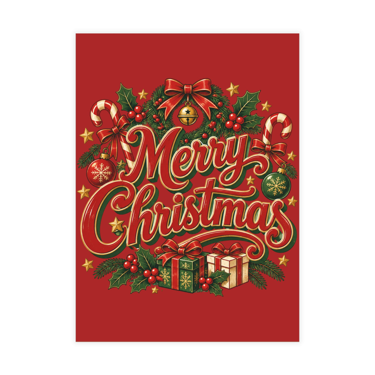 Merry Christmas Postcard Bundles (envelopes included)