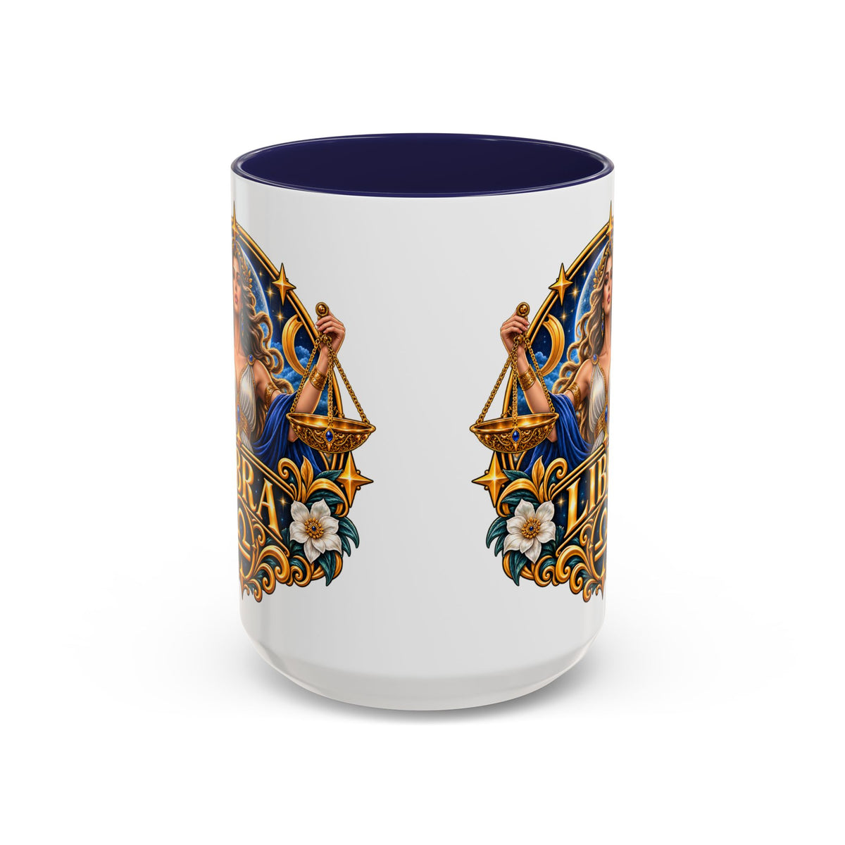 Libra Zodiac Coffee Mug – Elegant Horoscope Astrology Gift (11/15oz)