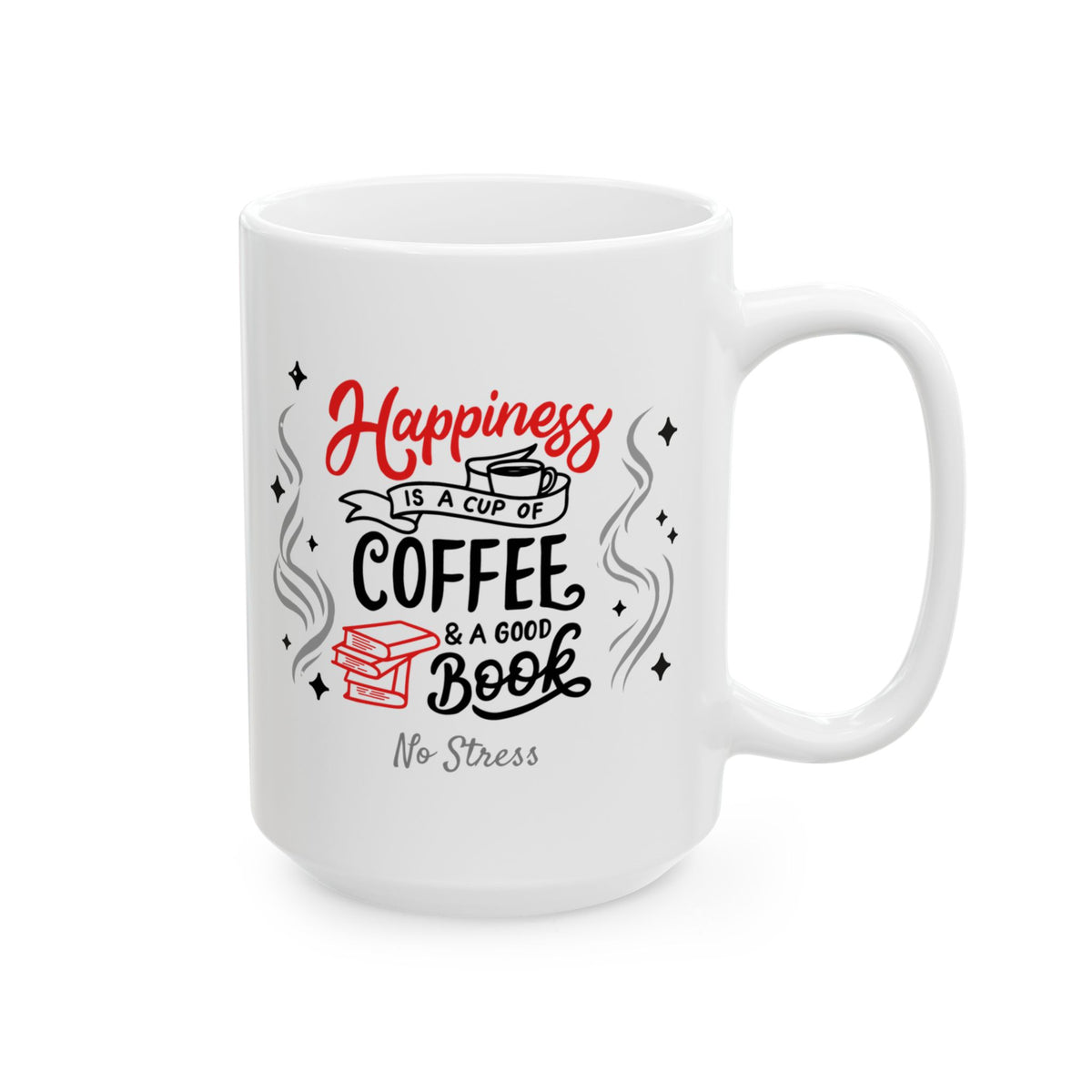 Ceramic Mug — "Happiness Cute Confetti Coffee Mug (11oz/15oz)