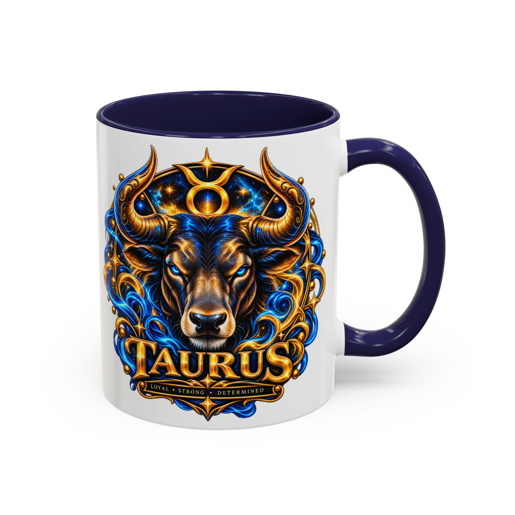 Taurus Coffee Mug — Zodiac Bull Accent Mug (11/15oz)