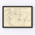 Vintage Map of Haverhill, New Hampshire 1892