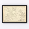 Vintage Map of Alexandria, New Hampshire 1892