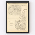 Vintage Map of Thornton, New Hampshire 1892