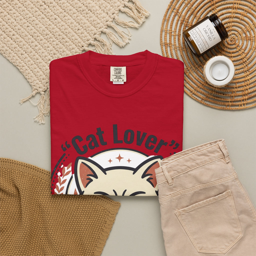Cat Lover T-Shirt — "Proud & Purry" Retro Cat Graphic Tee