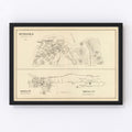 Vintage Map of Bethlehem, New Hampshire 1892