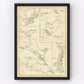 Vintage Map of Middleton, New Hampshire 1892