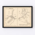 Vintage Map of Gorham, New Hampshire 1892