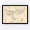 Vintage Map of Gorham, New Hampshire 1892