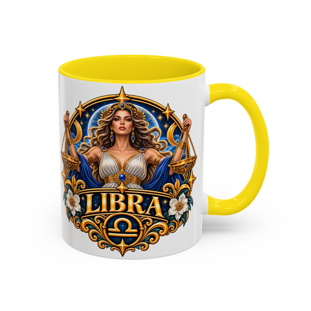 Libra Zodiac Coffee Mug – Elegant Horoscope Astrology Gift (11/15oz)