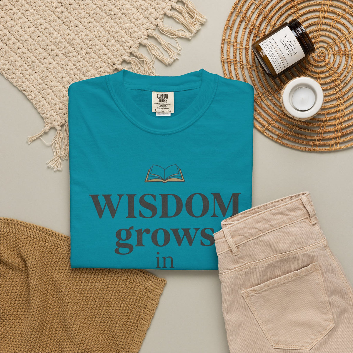 Wisdom Grows in Stillness T-Shirt