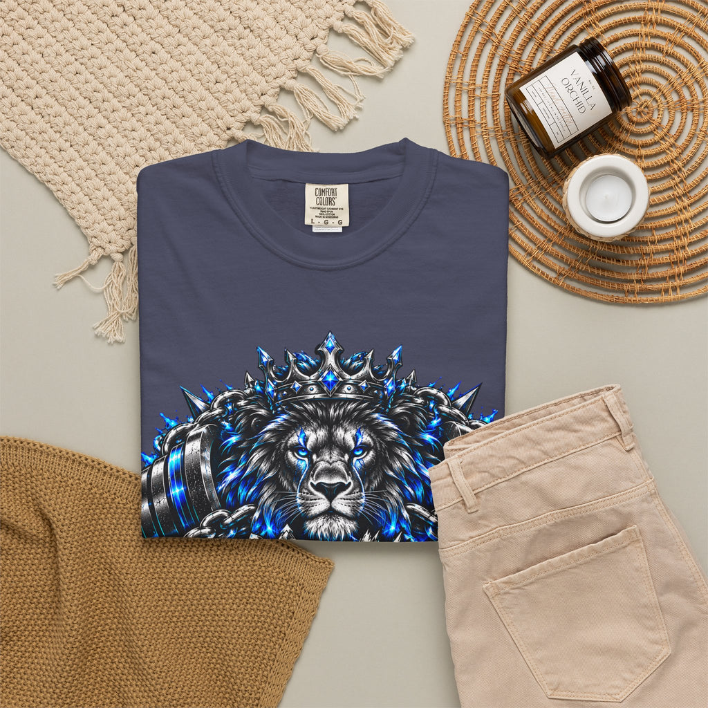 Lion Kingmode Graphic Tee — Gaming Headset Lion Design
