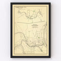 Vintage Map of Terryville, Connecticut 1893