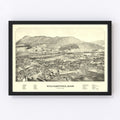 Vintage Map of Williamstown, Massachusetts 1898